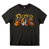 Asphalt Welcome Fall Pumpkin Heavy Core Tee - CowhideDigitalArt