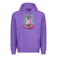 Purple Refuse to sink Cancer anchor Cancer Awareness Premium Hoodie - HowdyJamesFarm