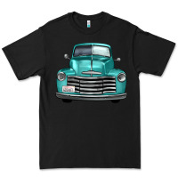 Black western truck front view Premium Tee - FaDigitalArtStudio