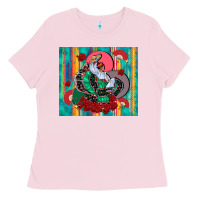 Bubblegum Pink flamenco dancer tumbler 3 Ladies Tee - CTS Tumbler Store