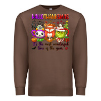 Chestnut hallothanksmas its the most wonderful time of the Premium Sweatshirt - texasbilliewilder