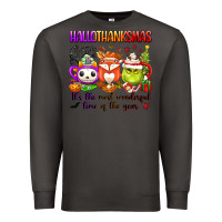 Smoke hallothanksmas its the most wonderful time of the Premium Sweatshirt - texasbilliewilder