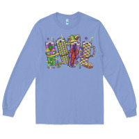 Colony Blue mardi gras coffee Long Sleeve Tee - MaliasSmallBusiness