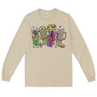 Mushroom mardi gras coffee Long Sleeve Tee - MaliasSmallBusiness
