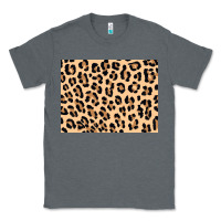 Charcoal Heather leopard background 3200x2400 Classic Tee - AdoDesignShop
