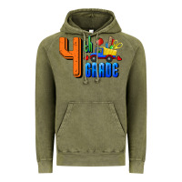 Vintage Olive Fourth Grade Vintage Hoodie - RanaPortraitStore