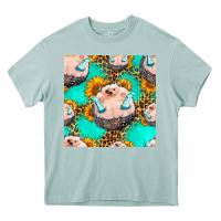 Arona hedgehog western seamless pattern Heavy Core Tee - HRA Design Shop