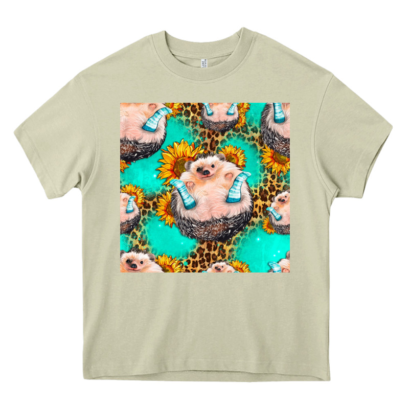 Hedgehog Western Seamless Pattern Heavy Core Tee by HRA Design Shop | Teevron