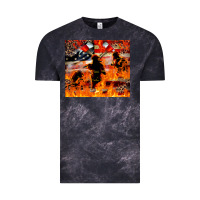 Cloud Black Western Firefighters With Thin Red Line Vintage Tee - LillyAllenDesigns
