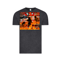 Vintage Black Western Firefighters With Thin Red Line Vintage Tee - LillyAllenDesigns