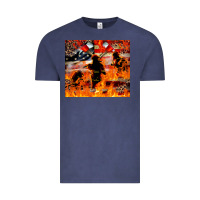 Vintage Denim Western Firefighters With Thin Red Line Vintage Tee - LillyAllenDesigns