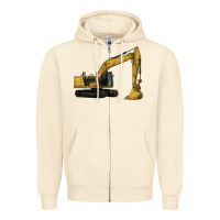 Sandshell Excavator Zipper Hoodie - LillyAllenDesigns