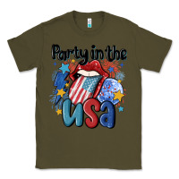 Army Green party in the usa Classic Tee - MaliasSmallBusiness
