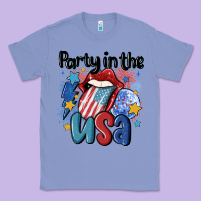 Party In The Usa Classic Tee Designed By Maliassmallbusiness