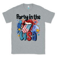Heather Grey party in the usa Classic Tee - MaliasSmallBusiness