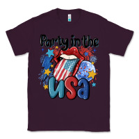 Plum party in the usa Classic Tee - MaliasSmallBusiness