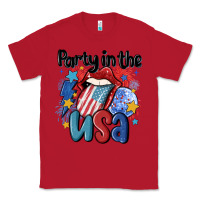 Red party in the usa Classic Tee - MaliasSmallBusiness