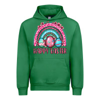 Emerald Happy Easter eggs rainbow Urban Hoodie - OliviaCreatesArt