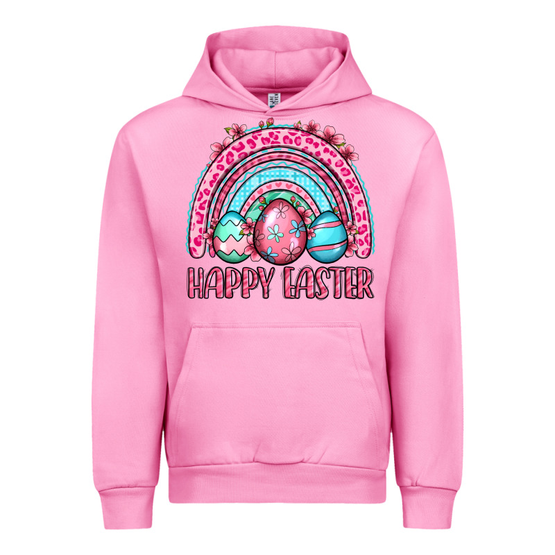 Happy Easter Eggs Rainbow Urban Hoodie by OliviaCreatesArt | Teevron