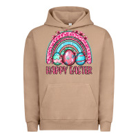 Pigment Burro Happy Easter eggs rainbow Urban Hoodie - OliviaCreatesArt