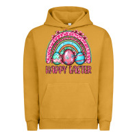 Pigment Peanut Butter Happy Easter eggs rainbow Urban Hoodie - OliviaCreatesArt