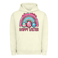 Pigment Pistachio Happy Easter eggs rainbow Urban Hoodie - OliviaCreatesArt