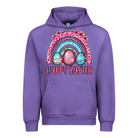 Tulip Happy Easter eggs rainbow Urban Hoodie - OliviaCreatesArt