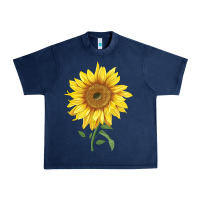 Navy bambino sunflower Urban Heavy Tee - LillyAllenDesigns