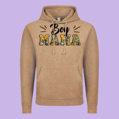 Boy Mama Camouflage Pattern Mother's Day Vintage Hoodie Designed By Artiststas