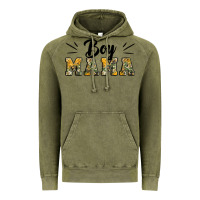 Vintage Olive boy mama camouflage pattern mother's day Vintage Hoodie - Artiststas