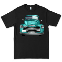 Black western truck front view Premium Tee - FaDigitalArtStudio