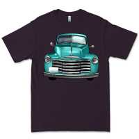Plum western truck front view Premium Tee - FaDigitalArtStudio