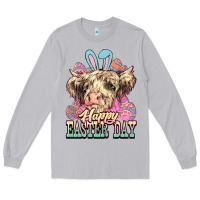 Moon Dust Easter Day Cow Long Sleeve Tee - NancyCooperArtShop