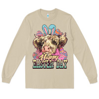 Mushroom Easter Day Cow Long Sleeve Tee - NancyCooperArtShop
