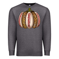 Charcoal Heather Baseball Pumpkin Premium Sweatshirt - texasbilliewilder