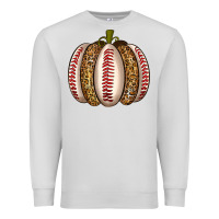 Dove Grey Baseball Pumpkin Premium Sweatshirt - texasbilliewilder