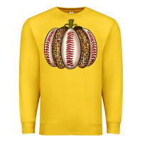 Lemon Baseball Pumpkin Premium Sweatshirt - texasbilliewilder