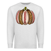 Oatmeal Heather Baseball Pumpkin Premium Sweatshirt - texasbilliewilder