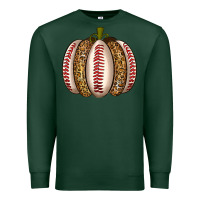 Sports Green Baseball Pumpkin Premium Sweatshirt - texasbilliewilder