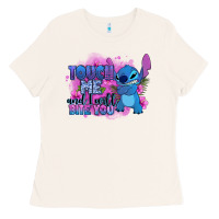 Bone touch me and i will bite you stitch Ladies Tee - Zillion Design Studio