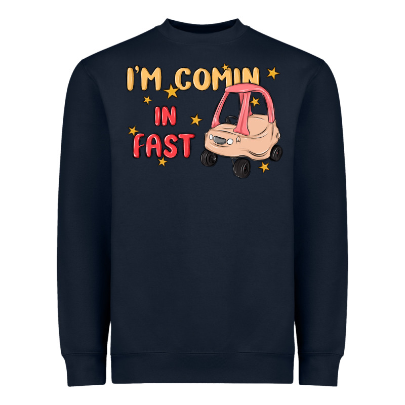 I'm Comin In Fast Heavyweight Sweatshirt by MaliasSmallBusiness | Teevron