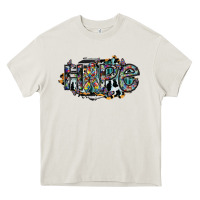 Cream hope Heavy Core Tee - SublimationCraftShop
