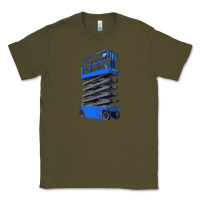 Army Green scissor lift Classic Tee - LillyAllenDesigns