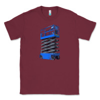Burgundy scissor lift Classic Tee - LillyAllenDesigns