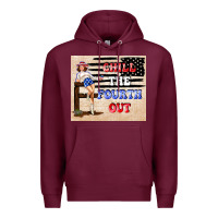 Burgundy Chıll the fourth out Premium Hoodie - TumblerDesignByShophia