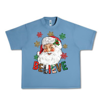 Pebble Blue Believe Christmas Urban Heavy Tee - NancyCooperArtShop