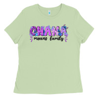 Ohana Means Family With Stitch Ladies Tee | Teevron