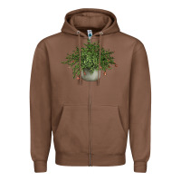 Chestnut Dwarf Pomegranate Tree Illustrations Zipper Hoodie - LillyAllenDesigns