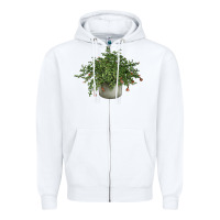 White Dwarf Pomegranate Tree Illustrations Zipper Hoodie - LillyAllenDesigns