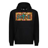 Black faith license plate Premium Hoodie - JahusDesignShop